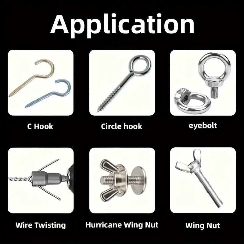 1Pc Electric Tool Groove Electric Screwdriver Butterfly Bolt Sleeve Wrench 6.35mm Hexagonal Sleeve Transfer Nut