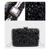 SCIONE Crystal Evening Bag Beaded Day Clutches Lady Wedding Purse Rhinestones Handbag for Women Bag