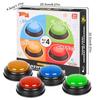 Sound Buzzer Button 4 Pieces Competition Prop Quick Answer Button Game Buzzer For Answering For Classroom Debate Competition