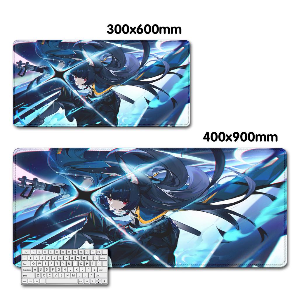 Game Zenless Zone Zero ZZZ Hoshimi Miyabi teclado mousepad Mouse Mat DeskMat With Pad Gaming Accessories Prime Gaming mouse pad
