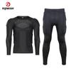 Adult Tight-Fit Shoulder Pad Protection Shirt for Rugby, Basketball, and Football Training