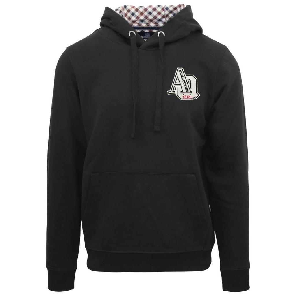 Aquascutum Herren AQ 1851 Patch Logo Hoodie