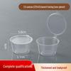 Disposable 1.5oz PP Sauce Cups with Attached Lids, 1000 Count