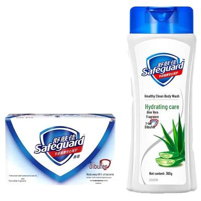 Safeguard Pure White Soap & Aloe Body Wash Set