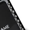 D.A.D Crystal License Frame II Rear Model [Black/Pink] Crystal SB195-01-01 DAD GARSON