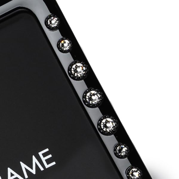D.A.D Crystal License Frame II Rear Model [Black/Pink] Crystal SB195-01-01 DAD GARSON