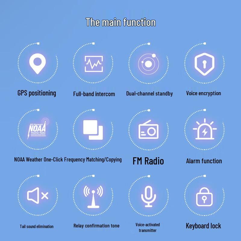 KSUN TFSI 10W High Power GPS Two-Way Radio (CN version)