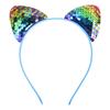Sequin Cat Ears Headband for Kids - Cute DIY Fabric Hair Accessory