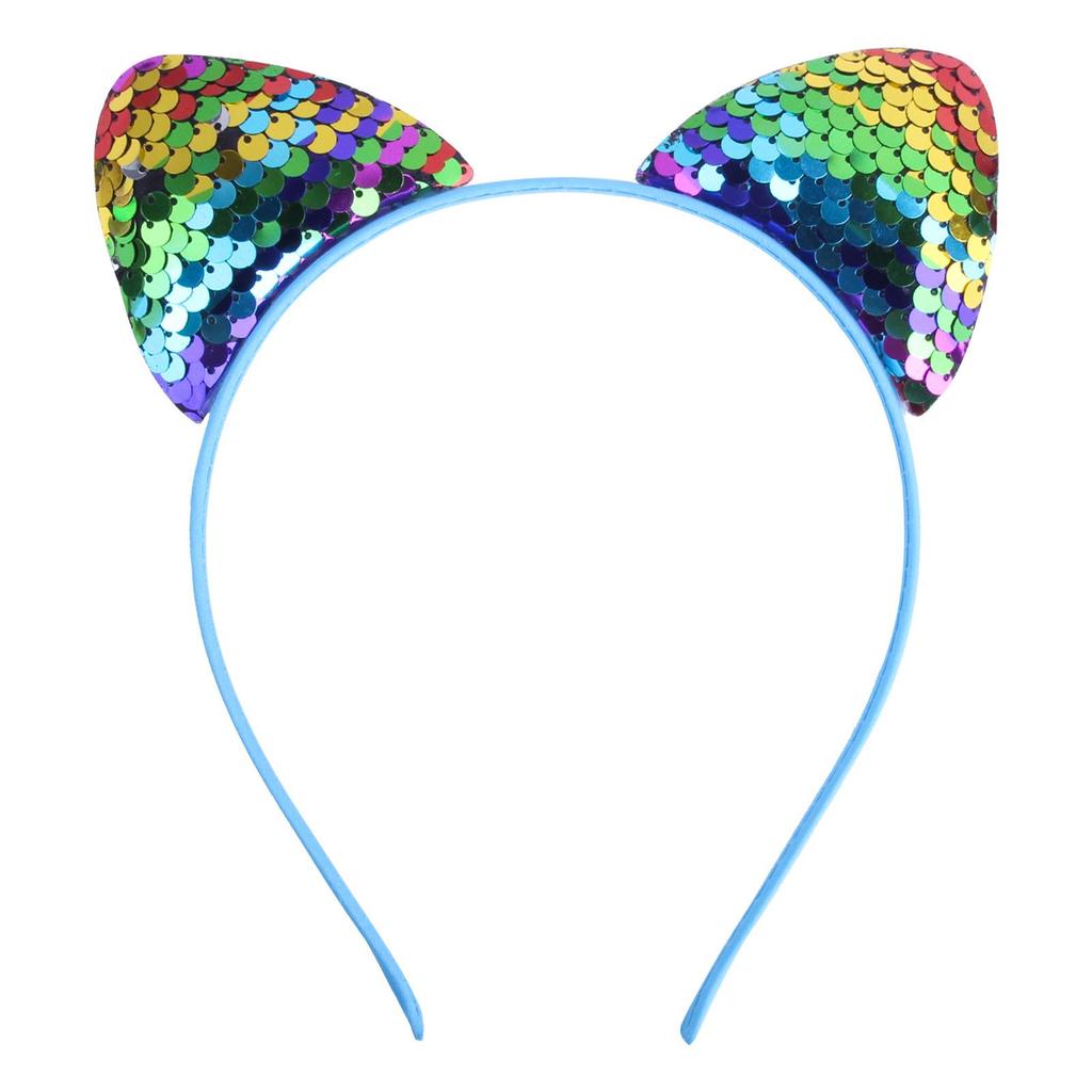 Sequin Cat Ears Headband for Kids - Cute DIY Fabric Hair Accessory