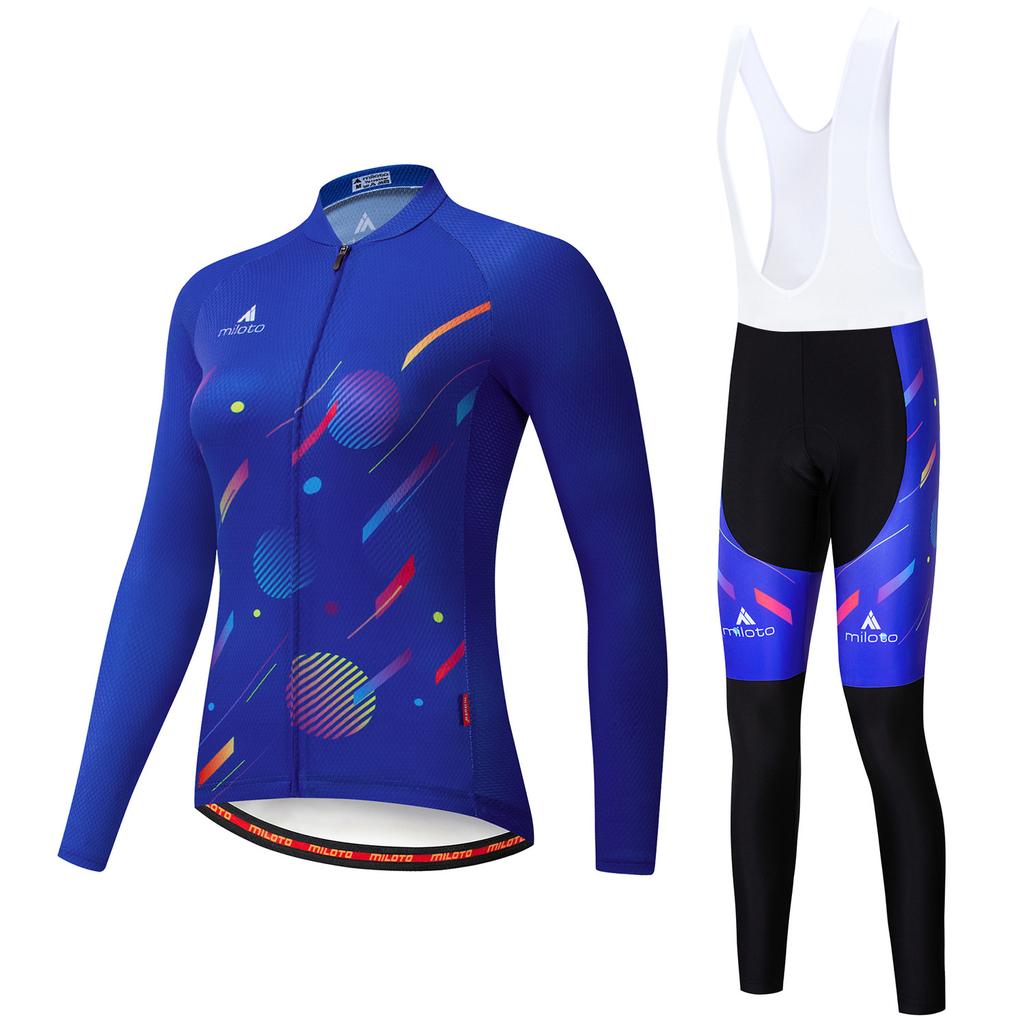 Cycling Suit Long Suit, Women's Cycling Suit 2026 Autumn Breathable Cycling Suit Outdoor Cycling