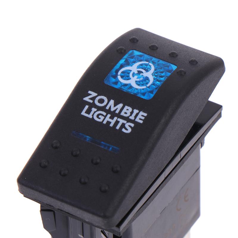 5Pin Car Switch Boat Truck Light Toggle Switch Waterproof 12V/24V Bar Style Toggle Rocker Reverse Rear Light Switch