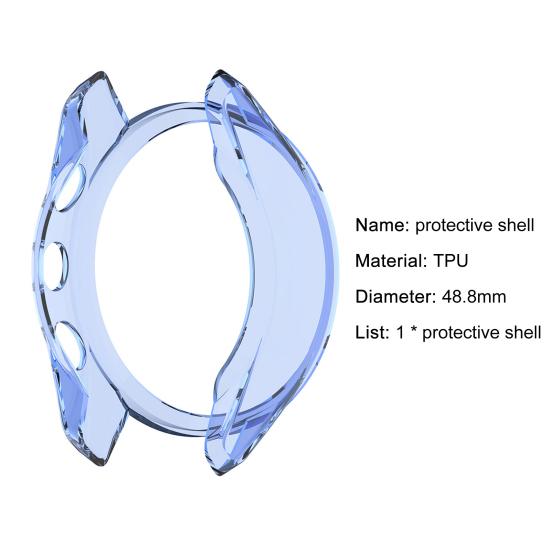 Protective Shell Clear Anti-scratch TPU Watch Case Cover Protector for Garmin Approach S62