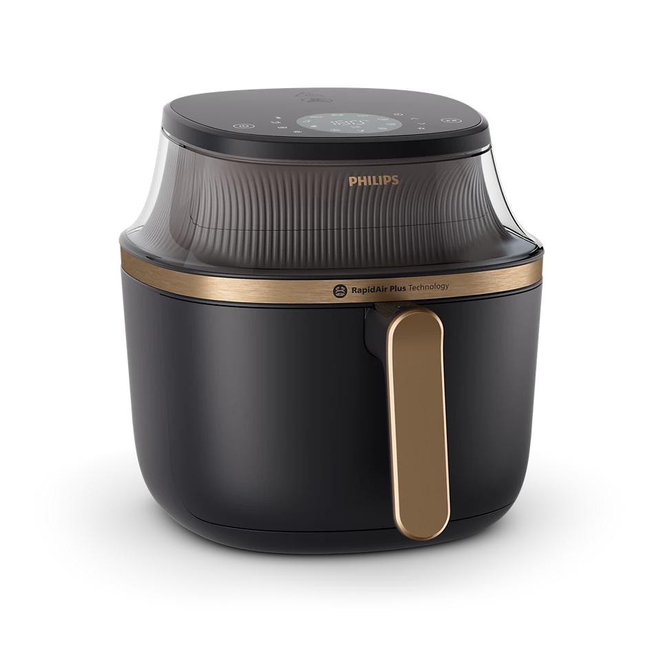 Philips Airfryer | NA322/00 Řada 3000 | Výkon 1400 W | Objem 4,2 L | RapidAir Plus | Černý