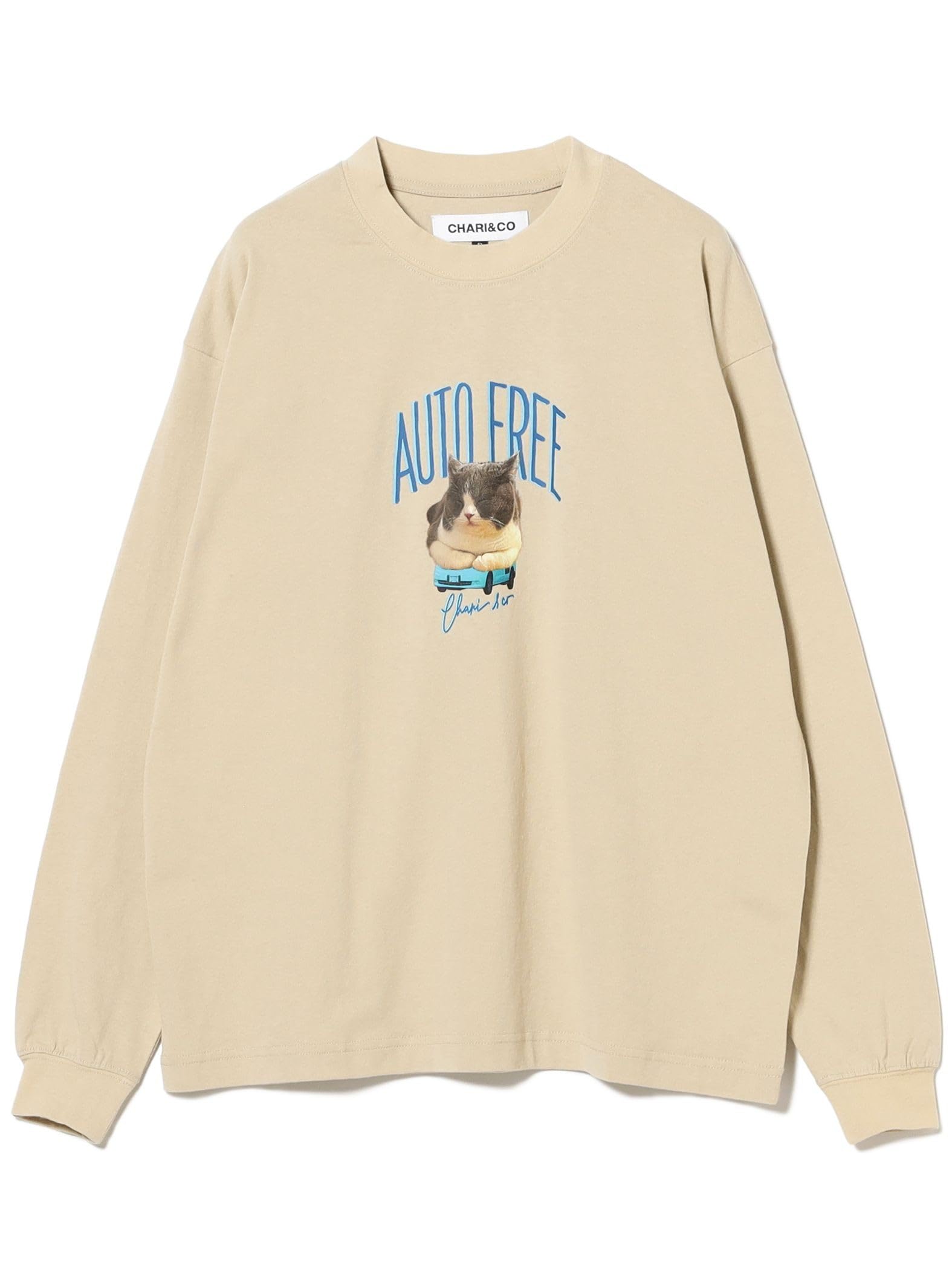 

[Ray Beams] L/S Tee [Special Order] CHARI&CO AMUCHAN AUTO FREE CREW SWEAT Women s BEIGE FREE
