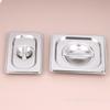 [ZYAS]Stainless Steel 1/9 1/6 1/4 1/3 1/2 1/1 Food Pan Lid Steam Table Pan Covers Notched Lids With Handle Lock Heat