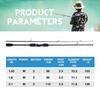 1.65M 1.8M 2.1M Ultralight Fishing Rod M Fishing Rod Carbon Hard Adjustable Insertion Lure Rod