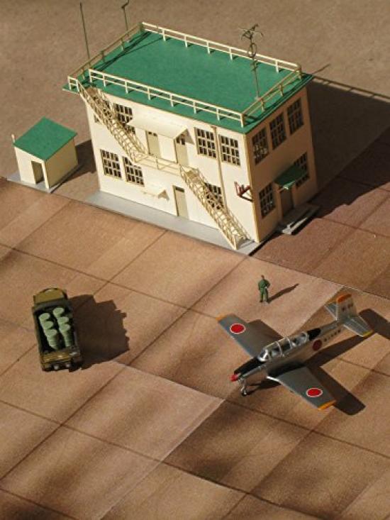 Sankei Aviation Scene Japan Maritime Force Early Air Wing Command Post Paper Craft 1/144 Series Self-Defense