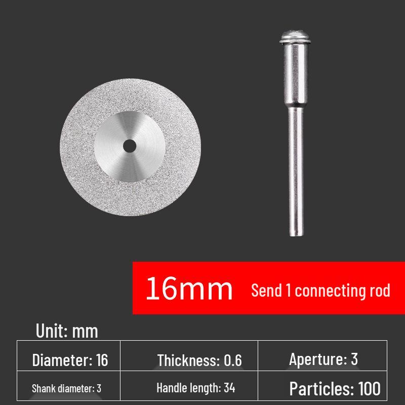 Diamond Blade for Jade, Ceramic, and Glass Cutting - Toothless Saw for Grout Cleaning and Gap Filling with Electric Grinder