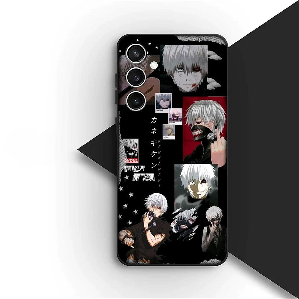 

Чехол для Samsung Galaxy S24 S25 S23 FE Ultra Plus S7 Edge S25+ S23+ A56 5G Корпус Чехол для телефона Tokyo Ghoul Комиксы Кен Канеки Galaxy A56 5G