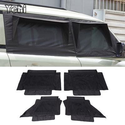 Car Front And Rear Doors Windows Mesh Covers Camping Insect Proof And Sunshade Mesh Covers For Land Rover Defender 110 2020-2026