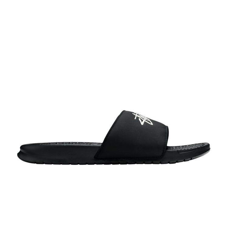 Stussy x Nike Benassi Black Sail 40