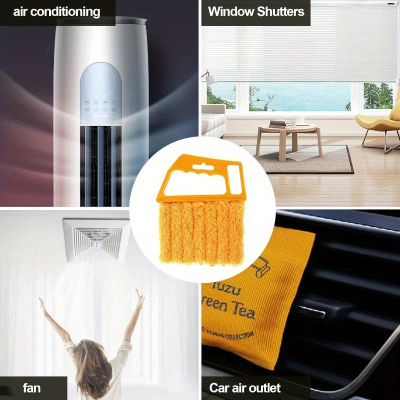 Washable Microfiber Cleaner Tool Vent Blinds Cleaner Cloth Brush for Auto Air Conditioner Duster Car Electric Fan