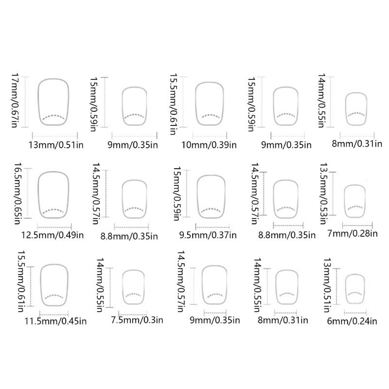 Quick And Stylish Cats Eye Short Nail Set 30pcs Press On Nail Full Cover False Nail Manicure For Party or Daily Wear