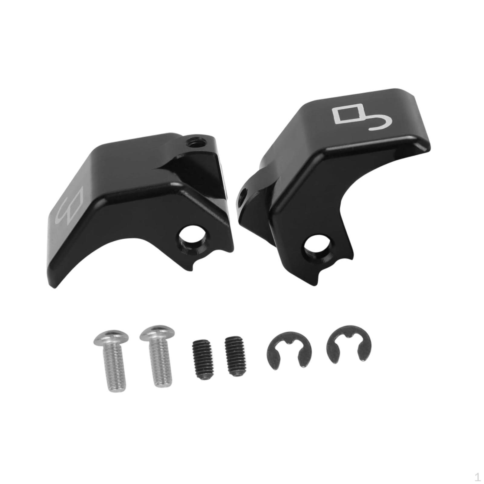 

2 Pieces Soft Top Convertible Roof Latch Lock Set Accessory Attachment Easy Installation Aluminium чёрный