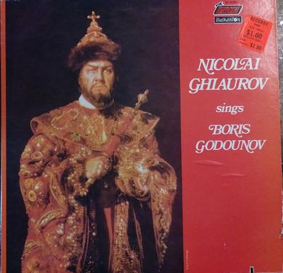 LP Record NICOLAI GHIAUROV, NELI BOZHKOVA, NA - Nicolai Ghiaurov Sings Boris Godoun TV34781 Turnabout US Classical Used