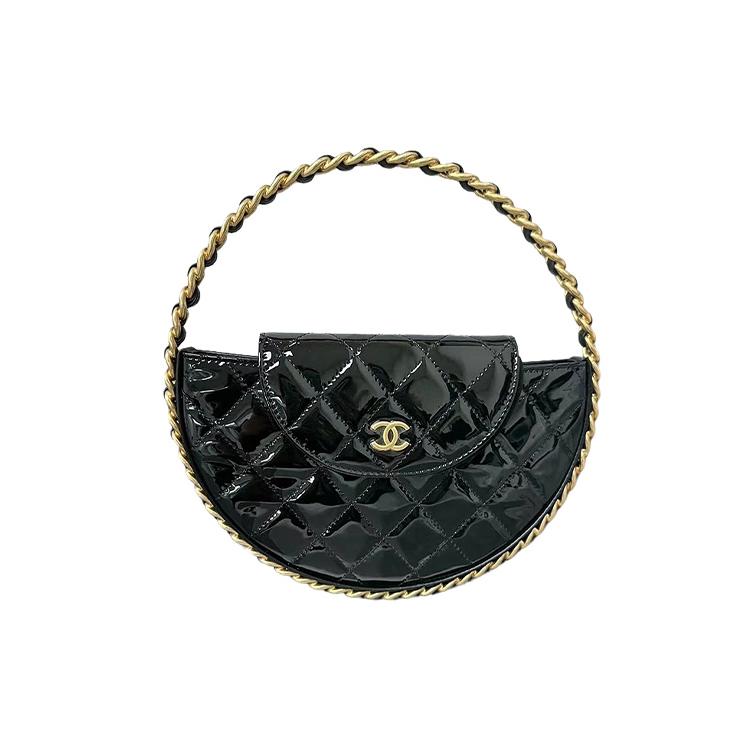 Chanel 23k Hula Hoop Diamonds Leather