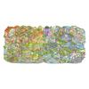 3D Cute Kitten Scenery Sticker: Enlarged Campus Guide