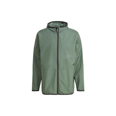 Neo Unifarbene Windjacke mit Reißverschlusstasche Herrenjacken Grün GQ0579