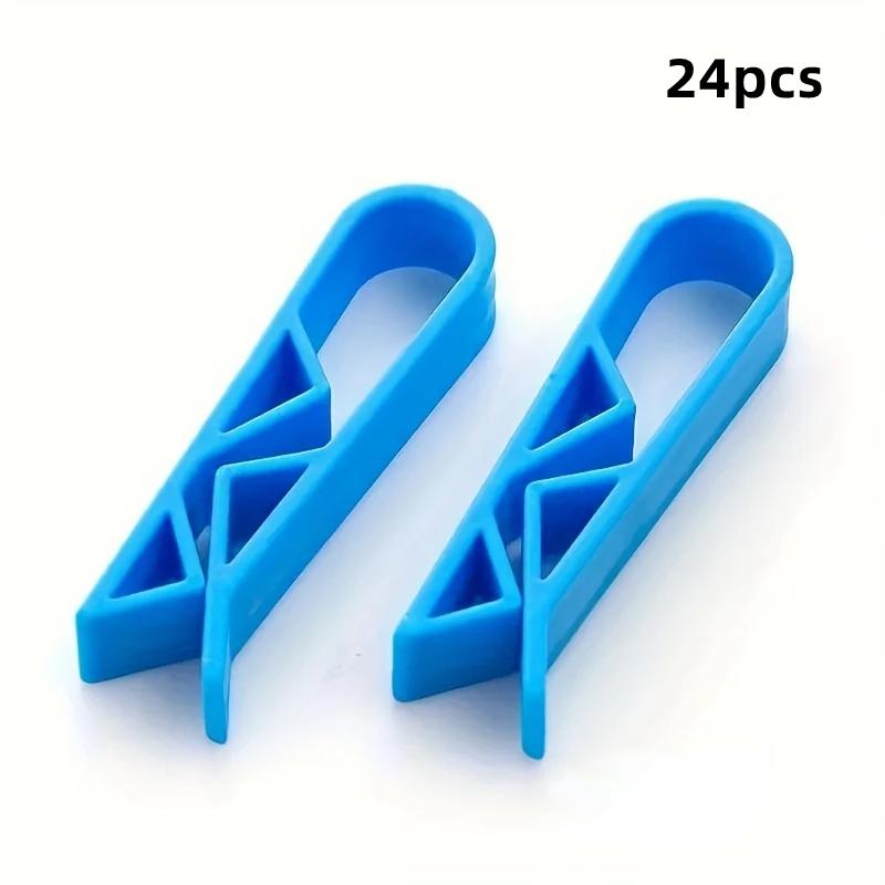 

12/24 шт. Інноваційні кліпси для сміттєвого бака - Безпечний і нековзний тримач для сміттєвого мішка, Стильні бічні кліпси-роздільники, Зручні для домашнього використання