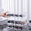 1pc Glasses Multifunctional Transparent Acrylic Tabletop Storage Box Drawer Style Female Sunglasses Sunglasses Organizer