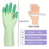3 Pairs, Colorful Household Cleaning Gloves, Kitchen Dishwashing Gloves, Non-Slip Household Gloves, Suitable for Small Hands