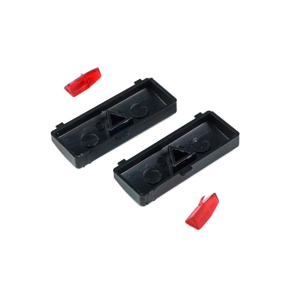 EDP88-5 2 Pcs Air Conditioner Climate Control Switch Panel Temperature Up Button Covers for BMW X5 E53 5 Series E39 64116915812