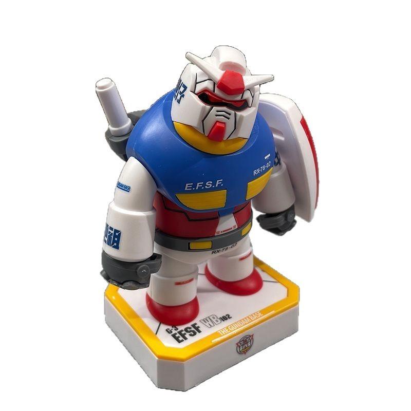 Mobile Suit Gundam Figure With Magnetic Parts And Platform For Display And Creative Building