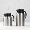 Pearl Metal Insulated Tabletop Pot, 1000ml/1.0L, Stainless Steel, Double-Layered Vacuum Wall, Silver, Elenot HC-247