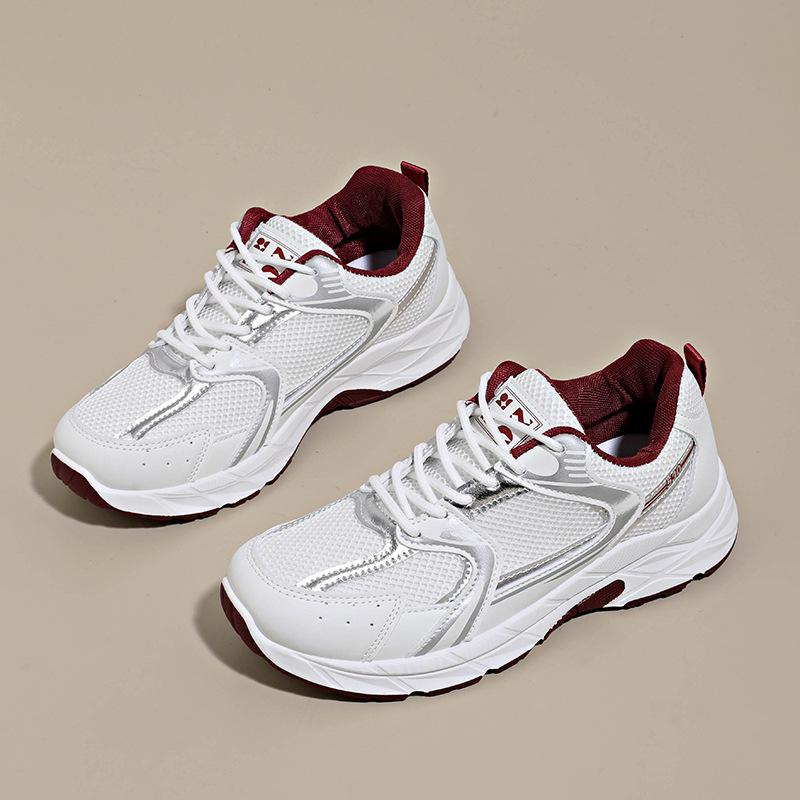 

2025 sports shoes new little white shoes women s sports shoes Internet celebrity dad shoes new women s versatile inner heightening thick sole 42