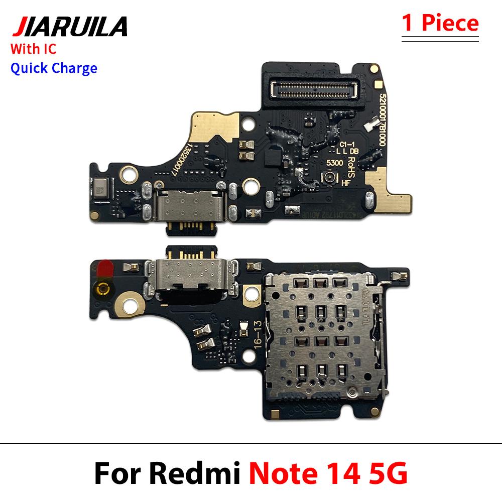 Deska s USB nabíjecím portem Flex kabel Konektor Díly Pro Xiaomi Redmi Note 11 Pro 1G 1G Plus Note 11 Pro Modul mikrofonu s IC
