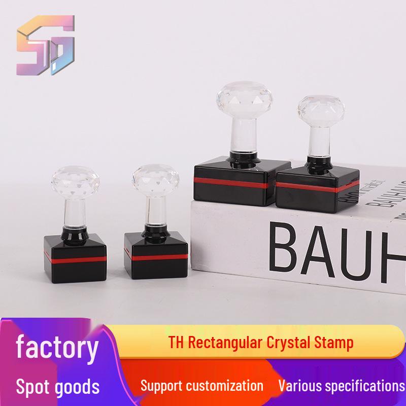 

Прямокутний панорамний кришталь TH З індивідуальним гравіюванням Фоточутливий штамп 15mm x 15mm