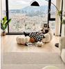Pumpkin Style Cream Recliner: Comfy Single Sofa for Small Apartments