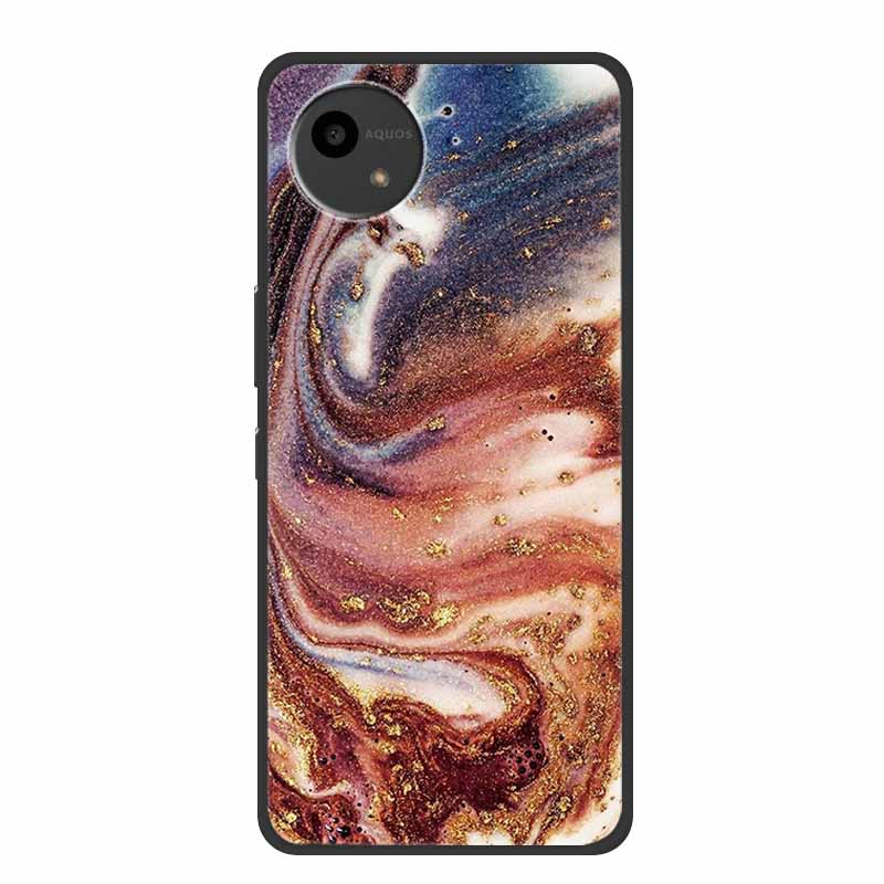 Case For SHARP AQUOS WISH4 Marble TPU Soft Silicone Back Cover SharpSmartphones SH-52E Phone Cases Protector Mica Painted Capa