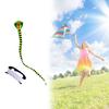Lightweight Snake Polyester Triangle Kite Glass Fiber Structure Festival Travel