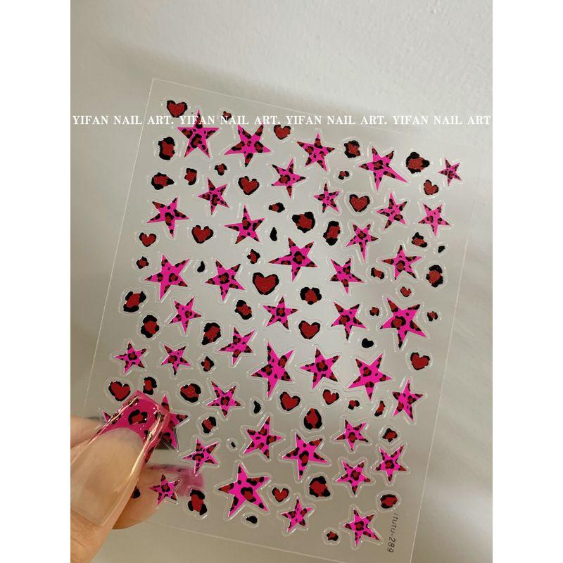 

Yifannail [Розовый Леопард Звезда] Y2g Сексуальный Стиль ~ Леопардовый Принт Майяр XINGX Наклейка для Ногтей J216 J216-1. [Mei Pink Leopard Star. 1]]