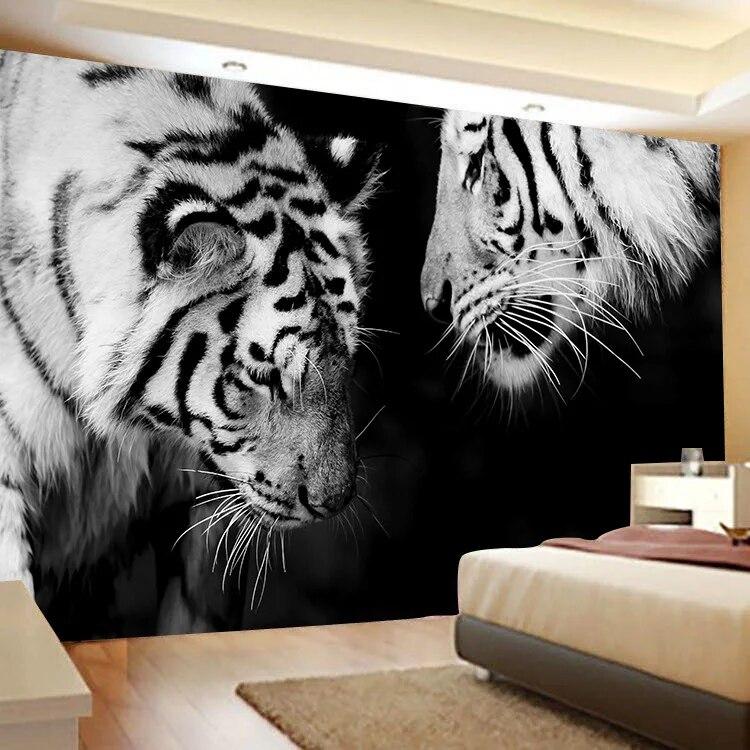 3D Digital Printing Polyester Wolf Dragon Wall Hanging Tapestry Bedroom Animal Hippie Tapestry Bedroom Living Room Art Decor