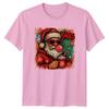 Xmas Santa Sunglasses Christmas Holiday Unisexs Unisexs Graphic Tee Fun