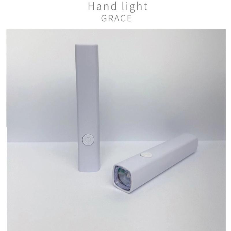 Mini Lâmpada de Unha Portátil Secador Caneta Uv Led Cura Esmalte Gel Todos os Géis Ferramenta Cabine Lanterna de Dedo Único Lâmpada Equipamento de Nail Art