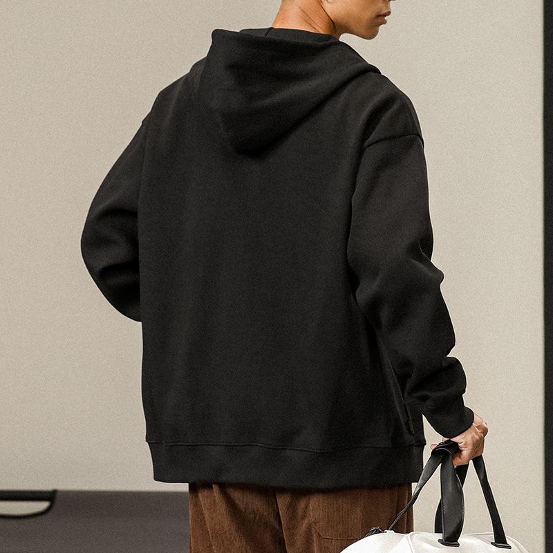 Autumn American Heavy Hooded Sweater Men'S Loose Large Size Clothes Long Sleeves Casual Jacket Top Tide