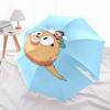 Hilda Cartoon pattern, automatic folding umbrella, portable and foldable design, 8 ribs, a Christmas or birthday gift.